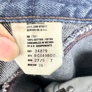 Rockies Vintage Bareback Western Jeans Size 27 Tall (23"x35") Rodeo High Rise thumbnail 7