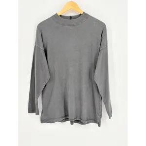 Free People‎ We The Free Charcoal Gray Oversized Long Sleeve Tee Mock Neck XS S thumbnail 2
