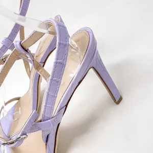 Sam Edelman Doran Lavender Purple Strappy Sandal Heel NEW, Size 6.5, MSRP $130 thumbnail 5