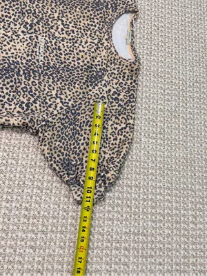 Ragdoll LA Super Oversized Printed Sweatshirt in Brown Leopard size Large thumbnail 6