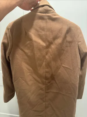 Boohoo Women's Camel Double-Breasted Pea Coat thumbnail 3