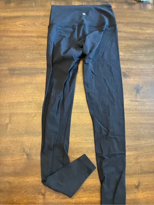 Lululemon Leggings Women’s 4 Wunder Under Hi-Rise Tight Black thumbnail 4