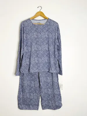 Haven Well Within Organic Cotton Animal Print Pajama Set Size L NWT thumbnail 7