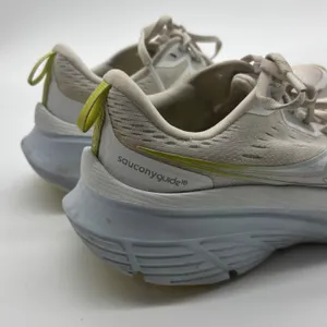Saucony Guide 16 Womens Running Shoes White Silver Yellow Size 10 thumbnail 5