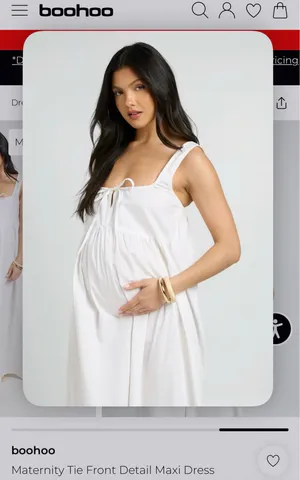 Boohoo Tie Front Detail Maxi Dress thumbnail 3
