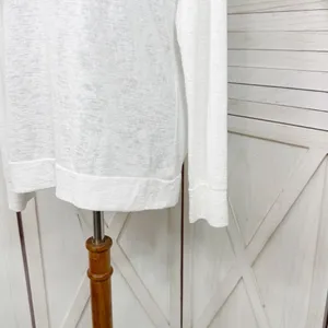 Victoria’s Secret Bombshell Burnout Slub Knit Long Sleeve Tee Shirt White‎ Small thumbnail 8