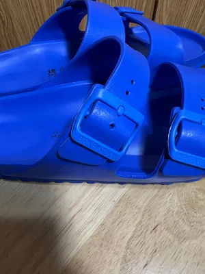Birkenstock Unisex Bright Blue Two-Buckle EVA Sandals thumbnail 5