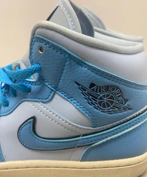 Nike Air Jordan 1 Mid Blue Sneakers thumbnail 11