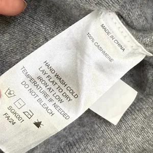 Quince Mongolian Cashmere Crewneck Sweater Heather Grey LB1055-SGK001‎ Size M thumbnail 7