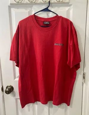 Ohio State Buckeyes 90s Style Steve & Barry’s OSU Classic College Red T-Shirt thumbnail 2