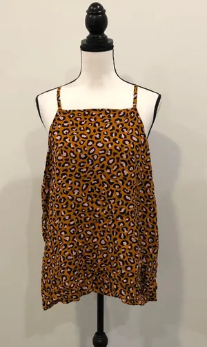 Animal Print Halter Tank thumbnail 1