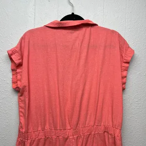 Universal Threads Linen Blend Romper Womens 14 Vacation Beachy Coastal Nautical thumbnail 9