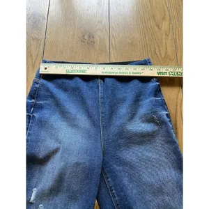 Risen Jeans Dark High Rise Straight Leg Size Medium Classic City Mom Casual‎ thumbnail 12