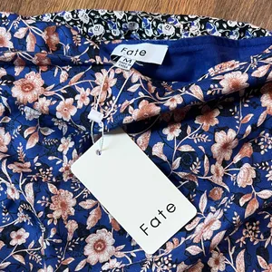 Fate Blue and Pink Floral Skirt thumbnail 2