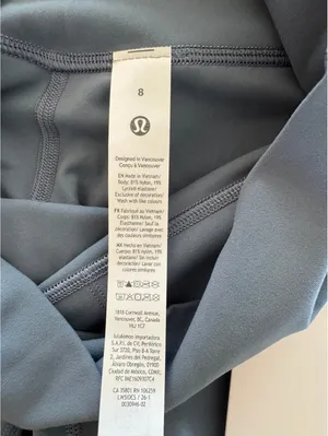 Lululemon Align No Line High Rise 25” Steel Blue Size 8 NWT thumbnail 6