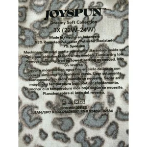 Joyspun 3X Pajama Set Cheetah Leopard Print Tank Shorts Dreamy Soft Sleepwear thumbnail 5