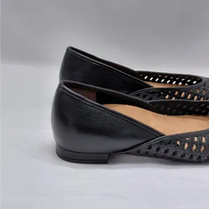 Vionic Womens Gracia Woven Leather Flats Size 6 Black Pointed Toe Comfort Shoes thumbnail 5