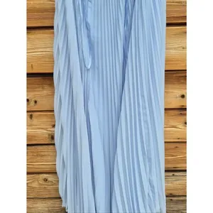 Mac Duggal Blue Size 4 Pleated Ruffle One Shoulder Maxi Gown Dress thumbnail 13