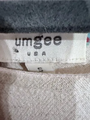 Umgee Cream Fringe Short Sleeve Swim Coverup Dress thumbnail 3