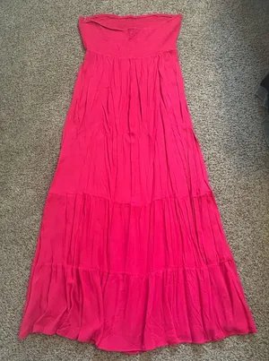 Chi fit pink maxi dress thumbnail 2