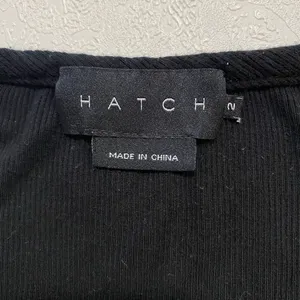 HATCH Black Henley Tank Top Size s Sleeveless Maternity Relaxed Fit thumbnail 5