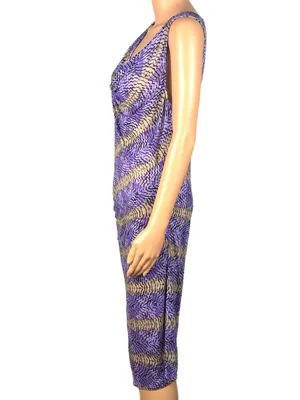 BCBGMAXAZRIA KESI Purple One-Shoulder Lightweight Dress NEW WITH TAGS Medium thumbnail 5