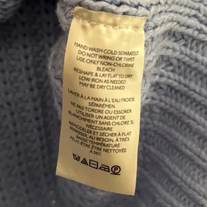 Free People Bell Song Pullover Sweater in Vintage Light Blue Small S‎ thumbnail 5