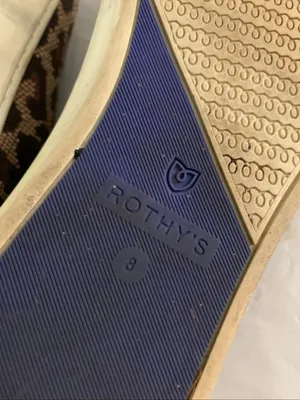 Rothy's chelsea slip on sneaker leopard women's size 8 thumbnail 6