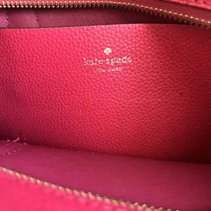 Kate Spade New York Red Leather Satchel Top Handle Crossbody Bag Medium thumbnail 15