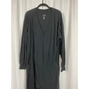 Natural Life Black Cotton Charlie Long Sleeve One Piece Jumpsuit Sz.XS thumbnail 4