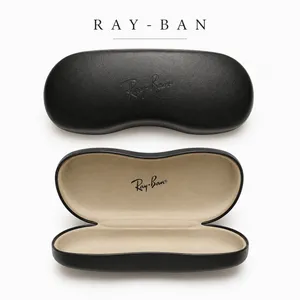 Ray-Ban Black Clamshell Sunglasses Case Hard Shell Eyewear Holder Logo thumbnail 2