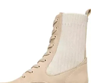 Sam Edelman NWT Water Repellent Lydell Combat Boots Color: SESAME Lug Sole thumbnail 4