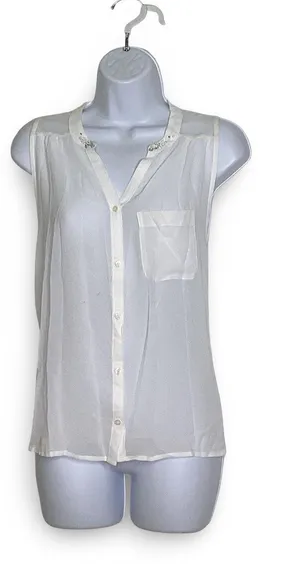 Abercrombie & Fitch Women Semi Sheer Blouse thumbnail 1