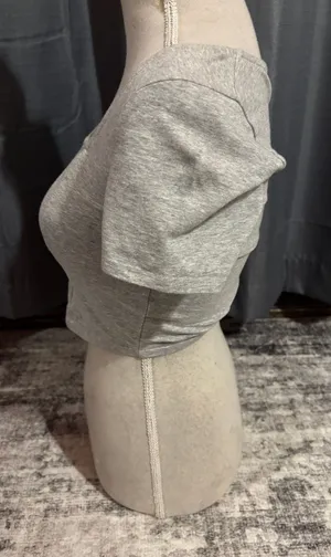 Crop Top Gray Size M thumbnail 2