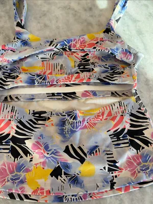 Free People Movement Never Better Multicolor Floral Sports Bra thumbnail 6