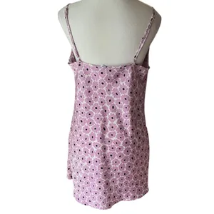 Cotton On Mini‎ Dress Medium Purple Daisy Print Cowl Neck Sleeveless thumbnail 5