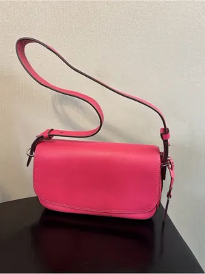 💖 RARE Find! Pink Ralph Lauren Leather Bag - Perfect Condition 💖 thumbnail 2