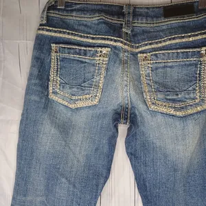 Daytrip Lyra Low Rise Bootcut Classic Blue Y2K Denim Jeans thumbnail 16