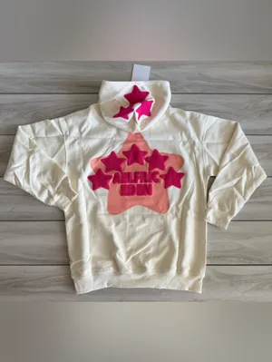 Aelfric Eden Vintage Embroidery Eden Star V303 Hoodie Beige Large NWT IN PKG thumbnail 6