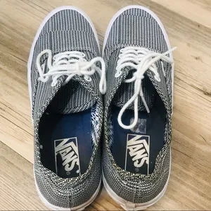 VANS TC6D Black & White Geometric Chevron Pattern sz 8 thumbnail 10