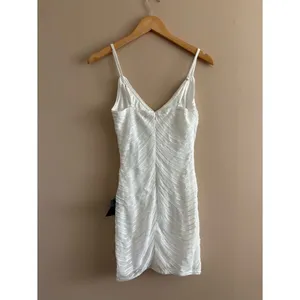Lulus Like a Movie Star White Sequin Bodycon Mini Dress Size XS NWT Bachelorette thumbnail 6