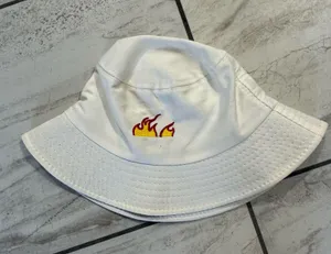 Boutique White Bucket Hat thumbnail 1