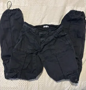 Garage Cargo Pants Black thumbnail 1