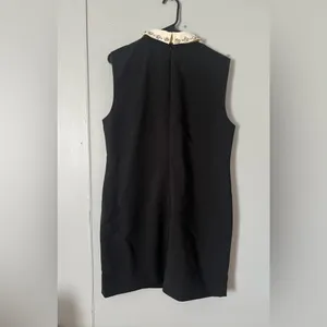 NEW J. Crew Black Mini Dress with White Collar thumbnail 7