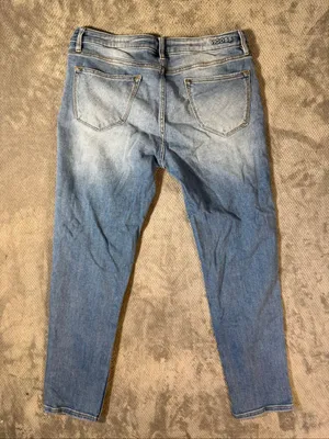 VIGOSS Thompson Tomboy Jeans Sz 31 Light Wash Slim Straight Leg Mid Rise Stretch thumbnail 7