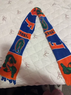 Handmade Florida Gators Scarf Gameday Blue thumbnail 2