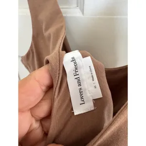Lovers + Friends Kalhlo taupe brown midi dress size xs thumbnail 7
