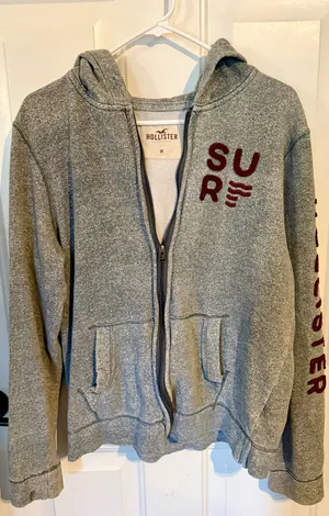 Hollister Y2K Zip-Up Surf Hoodie thumbnail 1