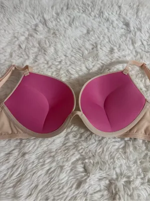 PINK Victoria's Secret Super Push Up Bra in Beige Size 32C thumbnail 9