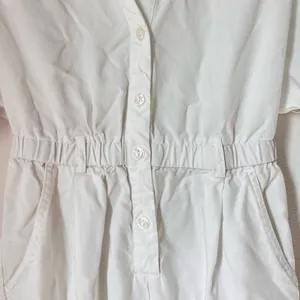 Young‎ Fabulous & Broke White Tencel Short Sleeve Utility Jumpsuit Women's XS thumbnail 5